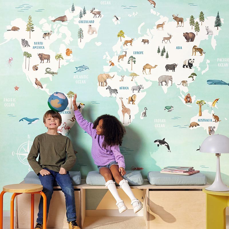 Mural Caselio Les Minis Mondes Découvrir le Monde MNM105766306