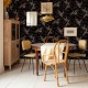 Papel pintado Coordonne Forbidden City Imperial Ibis Onyx B00138