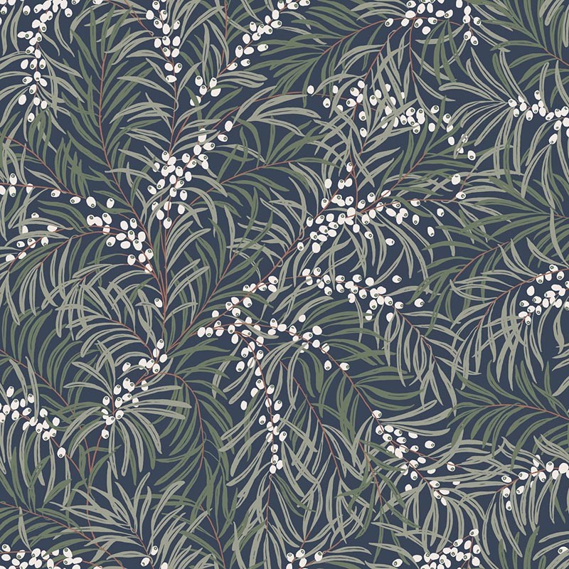 Papel pintado Sandberg Villa Dalarö II Idun Classic Blue S10208