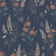 Papel pintado Sandberg Villa Dalarö II Emma Classic Blue S10185