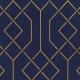 Papel pintado Coordonne Lattice Trellis Ultramarine B00547N