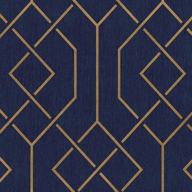 Papel pintado Coordonne Lattice Trellis Ultramarine B00547N