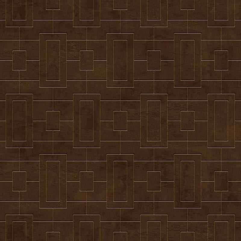 Papel pintado Coordonne Lattice Fretwork Chocolate B00509N