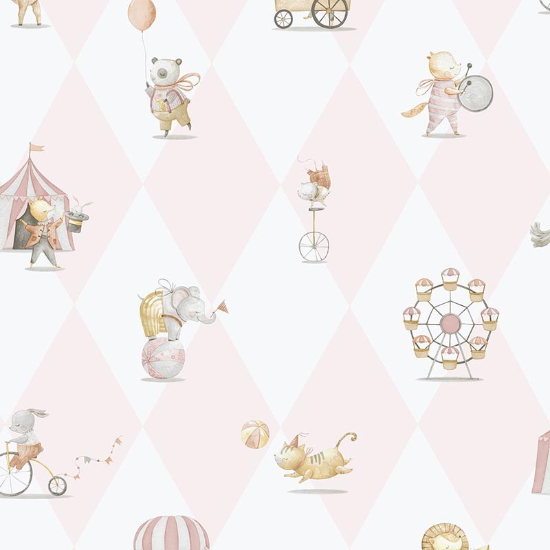 Papel pintado infantil Colowall Enzo Cirque 2570-6636