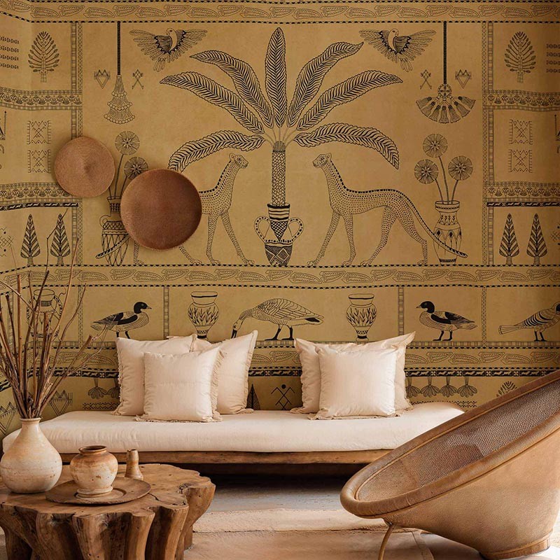 Mural Coordonne Berber Asni Valley Curry B00457_B