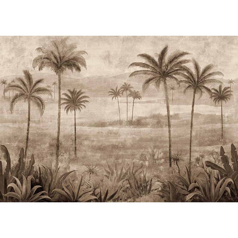 Mural Coordonne Berber Draa Palms Bone B00455_N