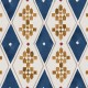 Papel pintado Coordonne Berber Beldi Rugs Ultramarine B00451_B