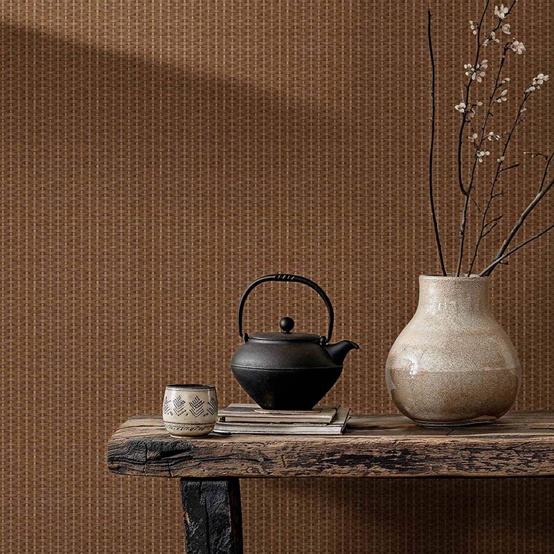 Papel pintado Coordonne Berber Kuba Raffia Honey B00440_B