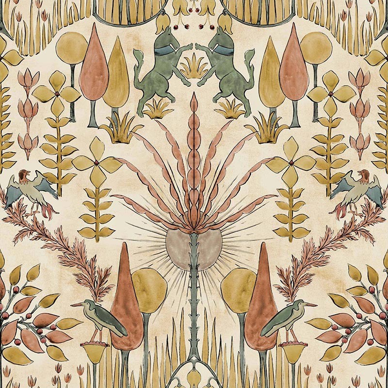 Papel pintado Coordonne Berber Oasis Villa Sand B00436_N