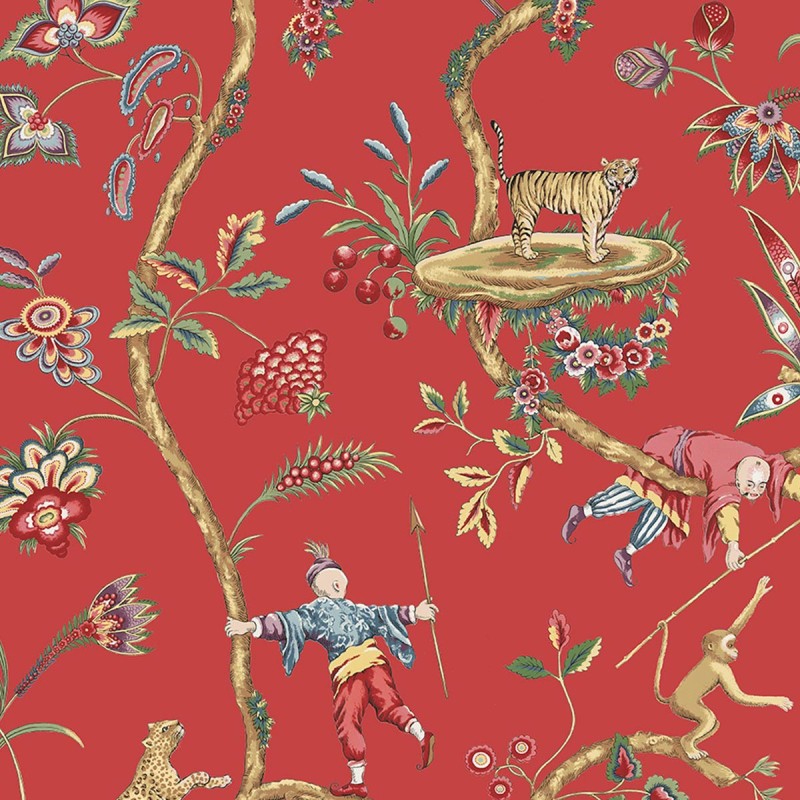 Papel Pintado Jannelli & Volpi Scalamandré Chinoise Exotique 26027