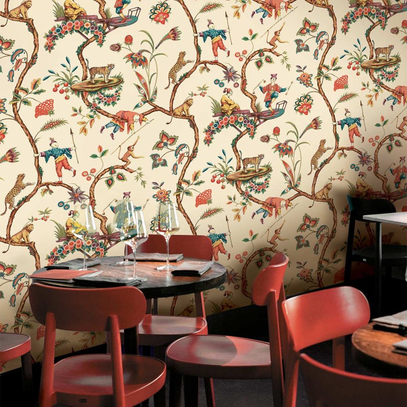 Papel Pintado Jannelli & Volpi Scalamandré Chinoise Exotique 26026