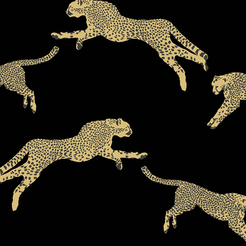 Papel Pintado Jannelli & Volpi Scalamandré Leaping Cheetah 26019