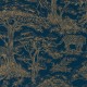 Papel pintado Clarke & Clarke Breeganjane Kisumu Midnight Luxe W0185-02