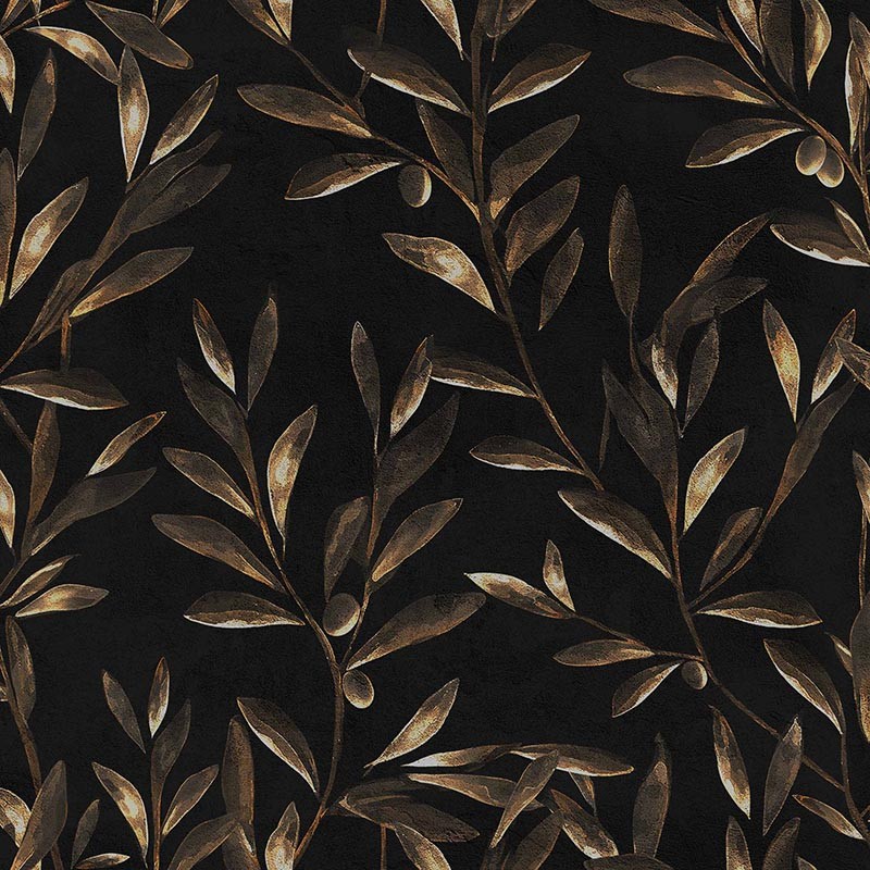 Papel pintado Coordonne Pompei Olivetum Coal B00634_N