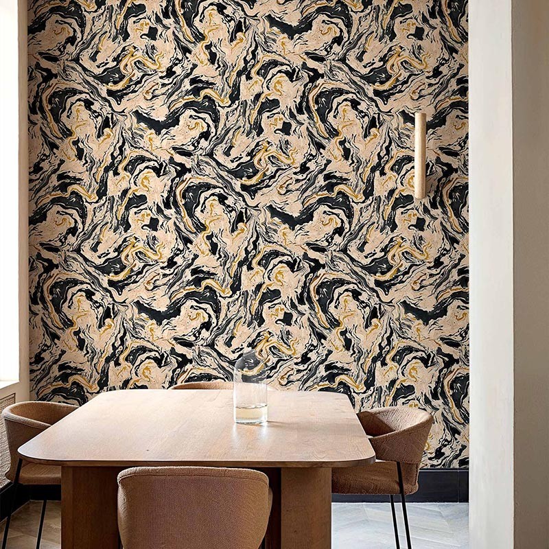Papel pintado Coordonne Pompei Marmorea Coal B00618_N