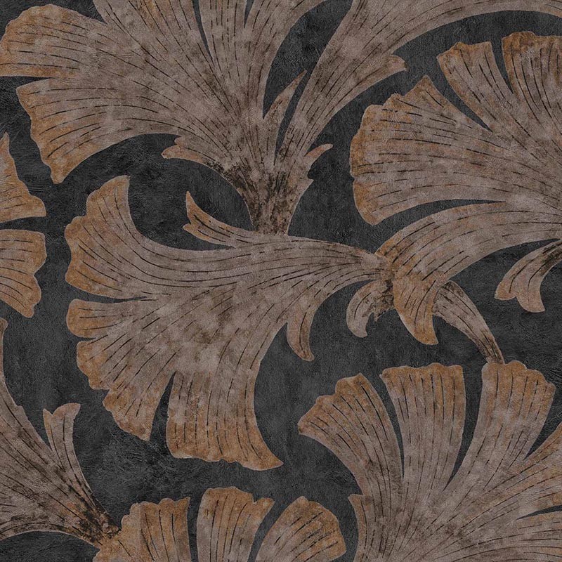 Papel pintado Coordonne Pompei Papyrus Coal B00611_V