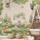 Mural infantil FDC Kikki Belle & Oliver Robins Woodland Joy BR 4106 M