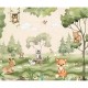Mural infantil FDC Kikki Belle & Oliver Robins Woodland Joy BR 4106 M