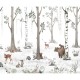 Mural infantil FDC Kikki Belle & Oliver Robins White Forest BR 4104 M