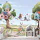 Mural infantil FDC Kikki Belle & Oliver Robins Treehouse Party BR 4099 M