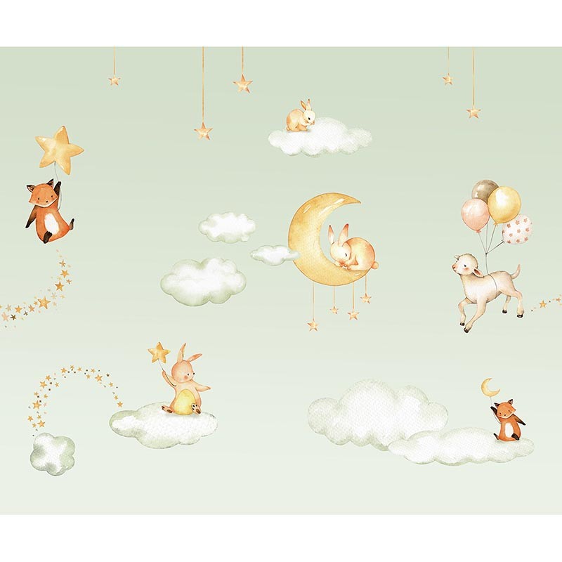 Mural infantil FDC Kikki Belle & Oliver Robins Sweet Dreams BR 4093 M