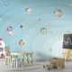 Mural infantil FDC Kikki Belle & Oliver Robins Space Joy BR 4089 M