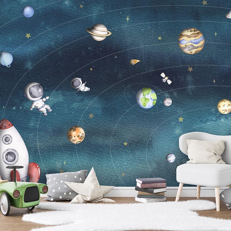 Mural infantil FDC Kikki Belle & Oliver Robins Space Joy BR 4088 M