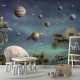 Mural infantil FDC Kikki Belle & Oliver Robins Pretty Planets BR 4078 M