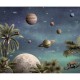 Mural infantil FDC Kikki Belle & Oliver Robins Pretty Planets BR 4078 M