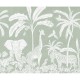 Mural infantil FDC Kikki Belle & Oliver Robins Monochrome Jungle BR 4066 M