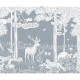 Mural infantil FDC Kikki Belle & Oliver Robins Monochrome Forest BR 4060 M