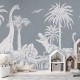 Mural infantil FDC Kikki Belle & Oliver Robins Monochrome Dino BR 4056 M