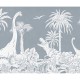 Mural infantil FDC Kikki Belle & Oliver Robins Monochrome Dino BR 4056 M
