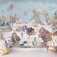 Mural infantil FDC Kikki Belle & Oliver Robins Mermaid Miracles BR 4055 M