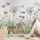 Mural infantil FDC Kikki Belle & Oliver Robins In the Undergrowth BR 4047 M