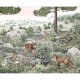 Mural infantil FDC Kikki Belle & Oliver Robins Happy Hills BR 4045 M