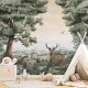 Mural infantil FDC Kikki Belle & Oliver Robins Forest Vista BR 4040 M