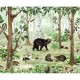 Mural infantil FDC Kikki Belle & Oliver Robins Forest Lookbook BR 4039 M