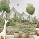 Mural infantil FDC Kikki Belle & Oliver Robins Forest Joy BR 4038 M
