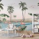 Mural infantil FDC Kikki Belle & Oliver Robins Flamingo Oasis BR 4033 M