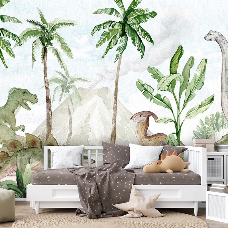 Mural infantil FDC Kikki Belle & Oliver Robins Dino Joy BR 4026 M
