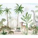 Mural infantil FDC Kikki Belle & Oliver Robins Dino Joy BR 4026 M