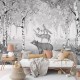 Mural infantil FDC Kikki Belle & Oliver Robins Bear King BR 4008 M