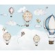 Mural infantil FDC Kikki Belle & Oliver Robins Balloon Bonanza BR 4007 M