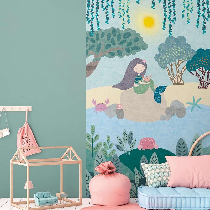 Lilly y Luis 770671 Mural decorativo infantiles As Creation