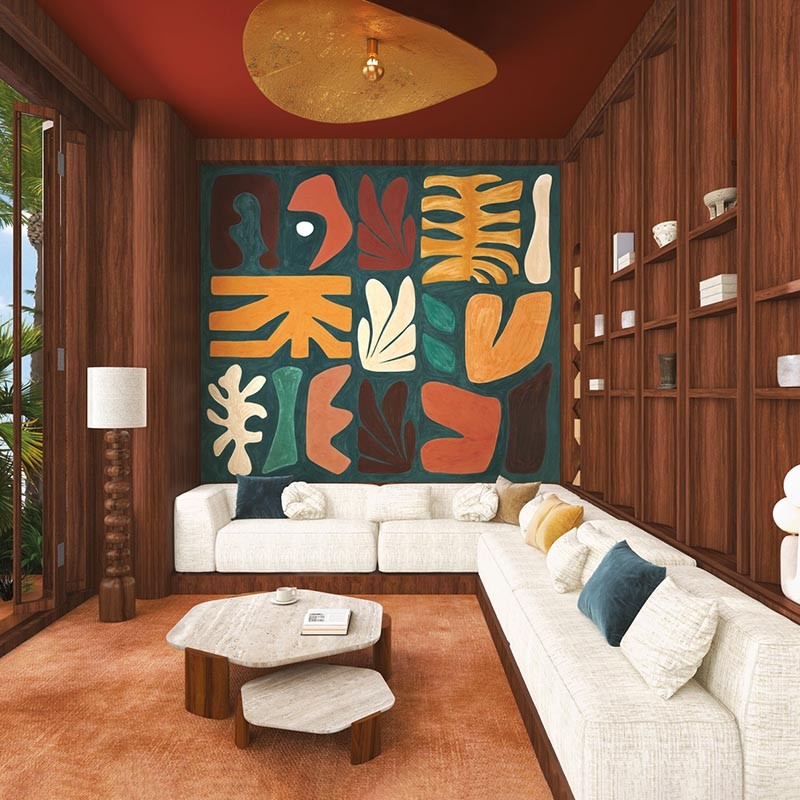Mural decorativo Casamance Modernismo Jorge 76863568