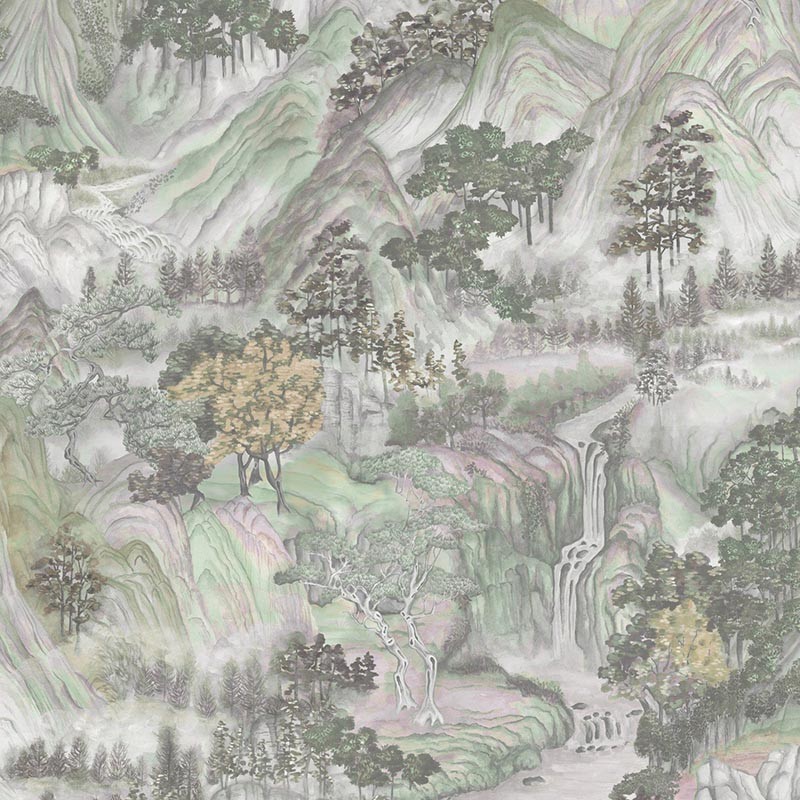 Papel pintado Cole & Son Shinrin Yoku Mountainscape 126-11043
