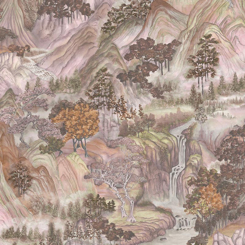 Papel pintado Cole & Son Shinrin Yoku Mountainscape 126-11042