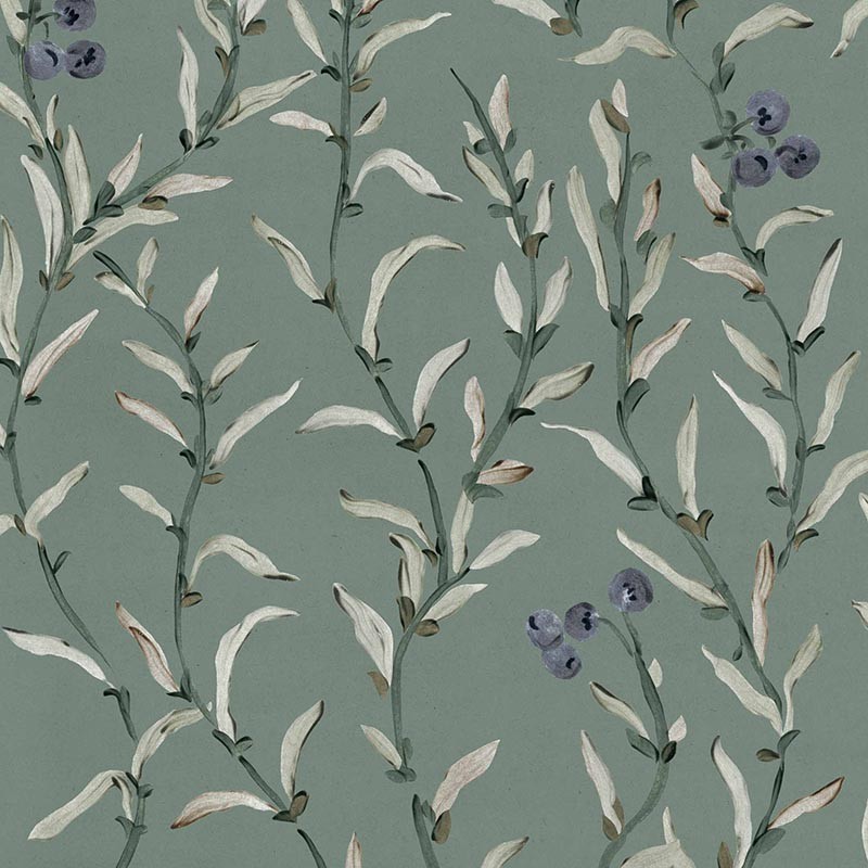 Papel Coordonné Ybarra & Serret Cotswolds Wild-Blackthorn Lagoon YSP0524