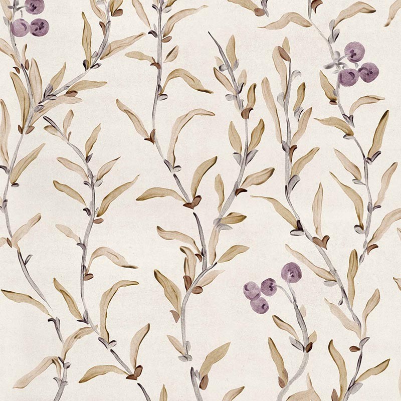 Papel Coordonné Ybarra & Serret Cotswolds Wild-Blackthorn Prune YSP0523